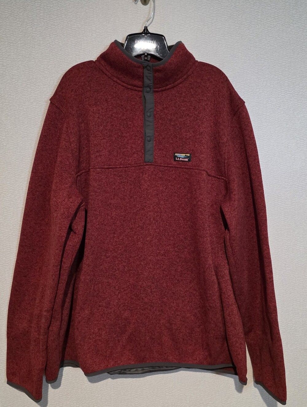 L.L. Bean Mens Sweater Fleece Pullover XXL Tall Winter Warm